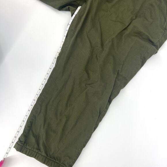 Haband's Ice House Flannel Lined Jeans Army Green Size 50 Short - Picture 4 of 8